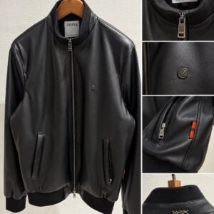 Zegna Leather Jacket